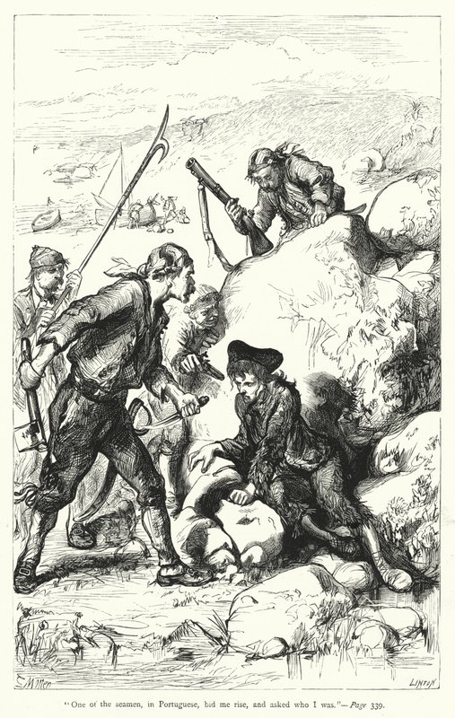 Illustration för Gullivers resor av Jonathan Swift (gravyr) av Thomas Morten