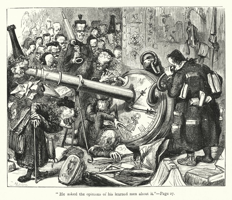 Illustration för Gullivers resor av Jonathan Swift (gravyr) av Thomas Morten