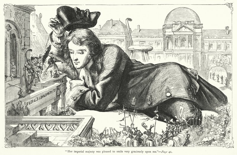 Illustration för Gullivers resor av Jonathan Swift (gravyr) av Thomas Morten