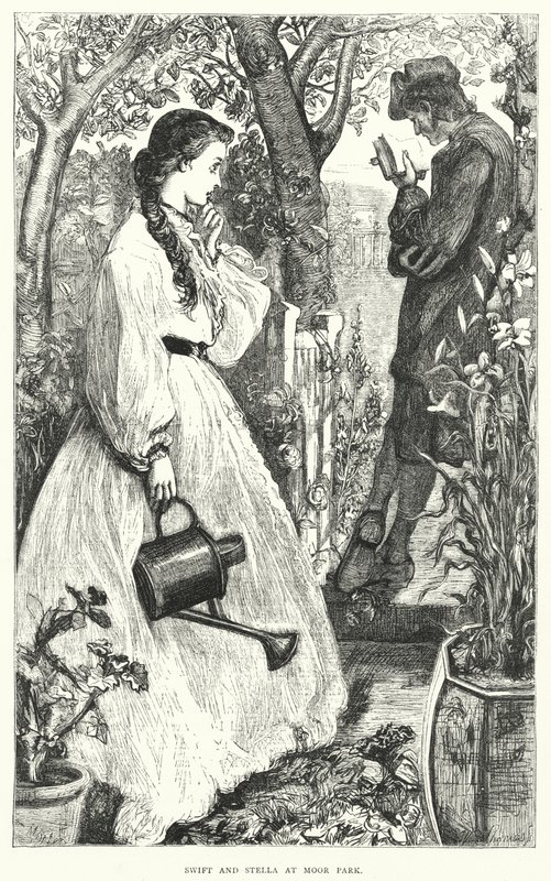 Illustration för livet av Jonathan Swift (gravyr) av Thomas Morten