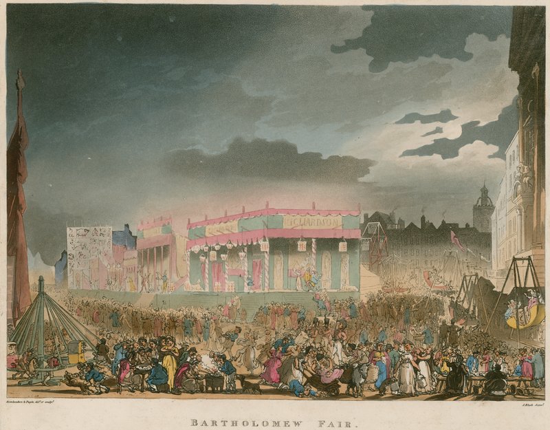 Bartholomew Fair av Thomas Rowlandson