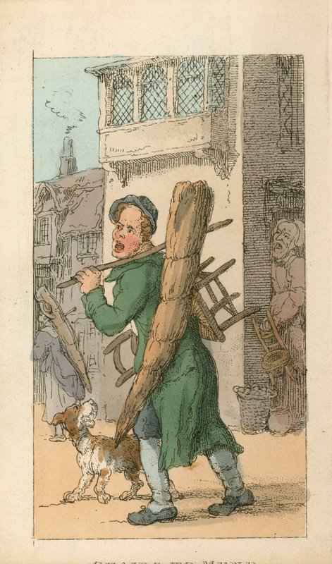 Stolar att laga av Thomas Rowlandson