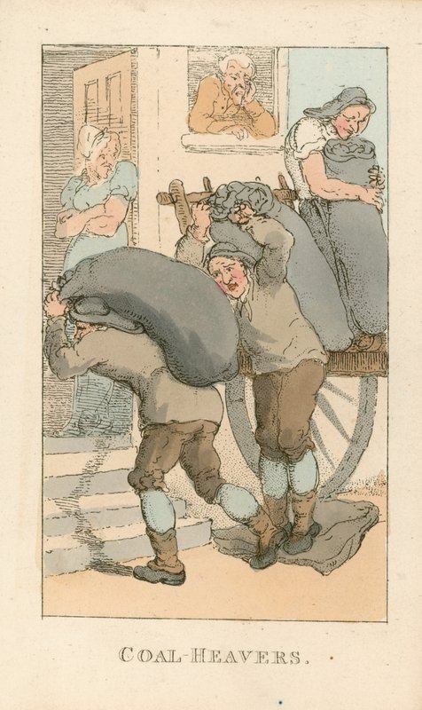 Kolhuggare av Thomas Rowlandson