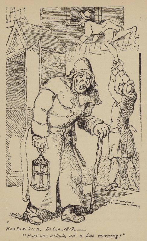 Efter klockan ett, jag har en bra morgon! av Thomas Rowlandson