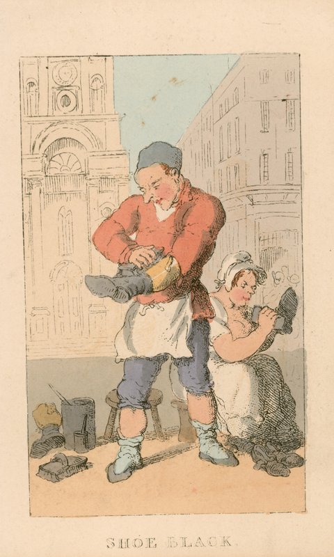 Sko svart av Thomas Rowlandson
