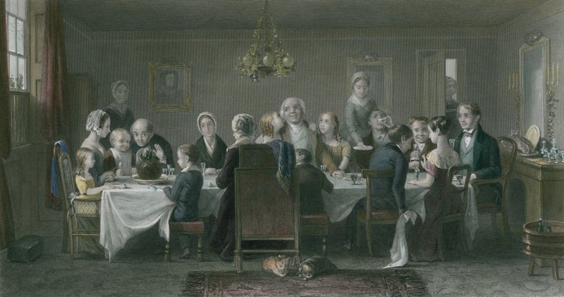 Julpuddingen av Thomas Webster