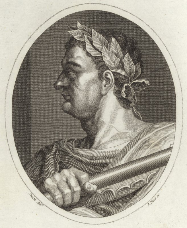 Domitian Caesar av Tiziano Vecelli
