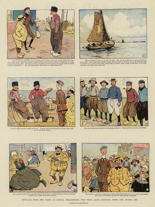 Utdrag ur Samuel Willowmeres dagbok, som tillsammans med Jacob Porteous besöker Zuyder Zee av Tom Browne