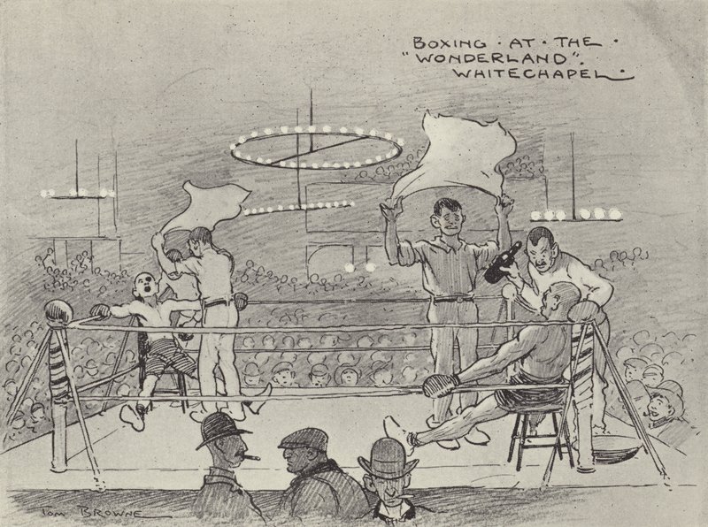 Boxning i Underlandet, Whitechapel av Tom Browne