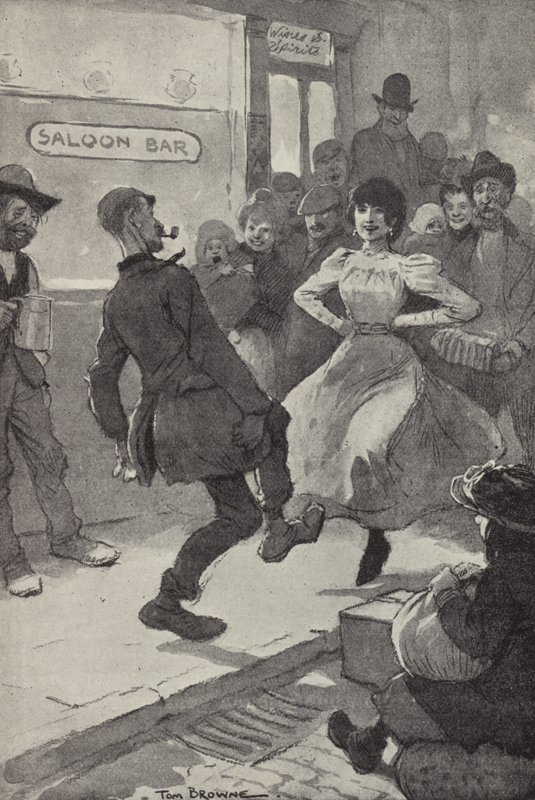 Hon dansar med en viss grov gracialitet av Tom Browne