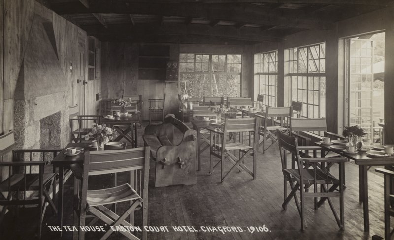 Tea House, Easton Court Hotel, Chagford (s/v foto) av Unbekannt