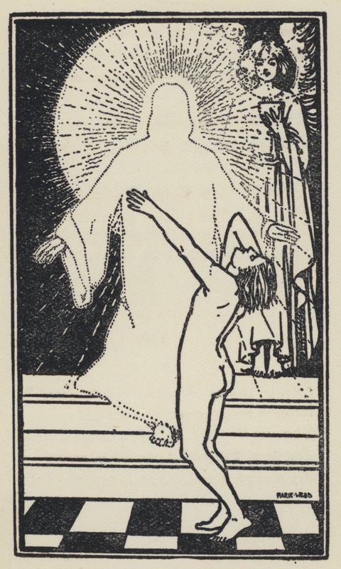 Illustration till The Dream Of Gerontius av kardinal Newman av Unbekannt Unbekannt