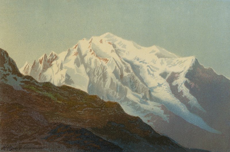 Mont Blanc från Col De Balm av Unbekannt Unbekannt