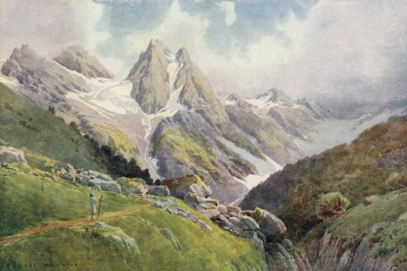 Nära Kolahoi-glaciären, Lidar Valley av Unbekannt Unbekannt