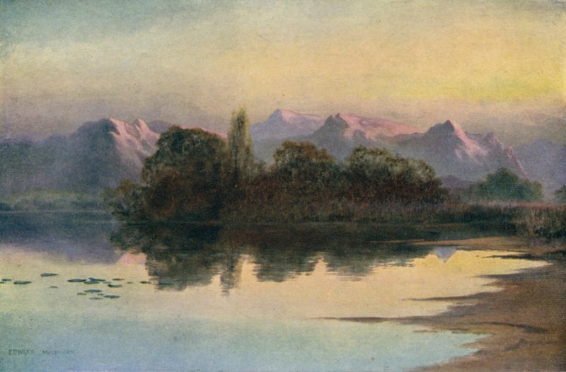 Solnedgång på Wular Lake av Unbekannt Unbekannt