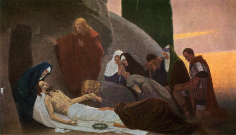 Jesu begravning av Unbekannt Unbekannt