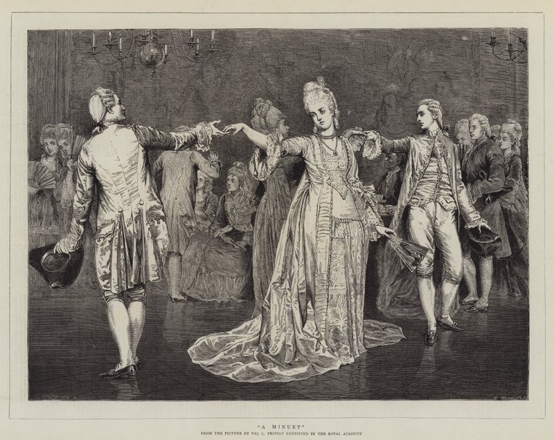 En menuett av Valentine Cameron Prinsep