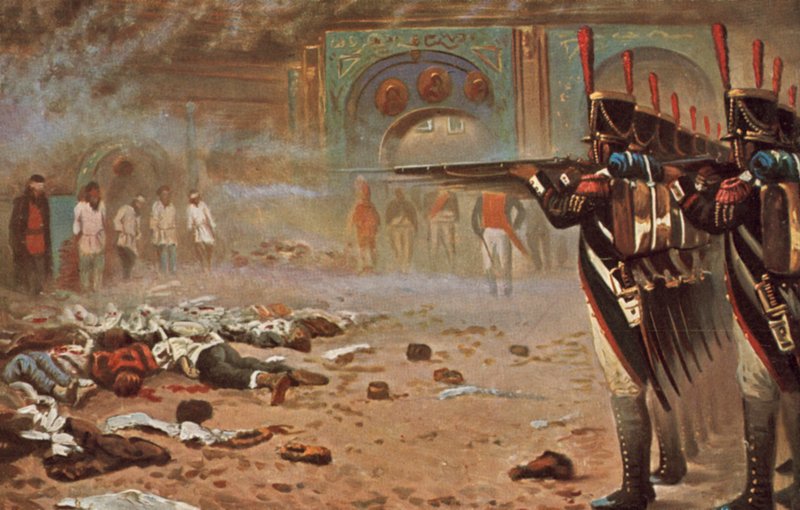 I besegrade Moskva av Vasili Vasilievich Vereshchagin
