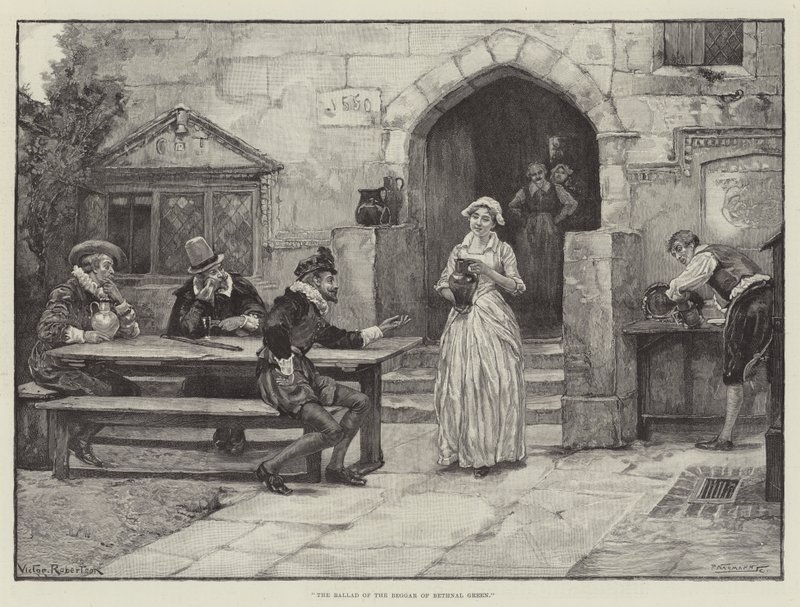Balladen om tiggaren från Bethnal Green av Victor John Robertson