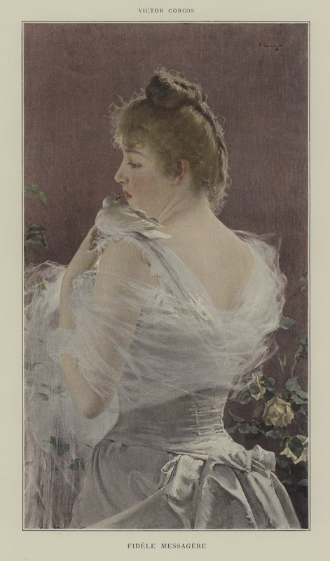 Trofast budbärare av Vittorio Matteo Corcos