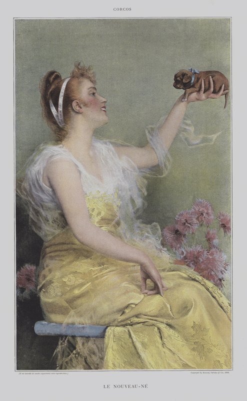 Den nyfödda av Vittorio Matteo Corcos