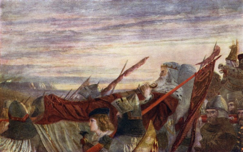 Den sista mars av Edward I av W. Bell Scott