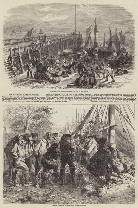 Yarmouth sillfiske av W. R. Woods