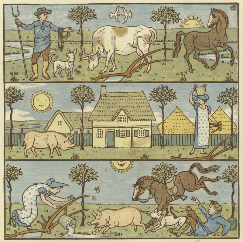 Det var en gång en liten man av Walter Crane