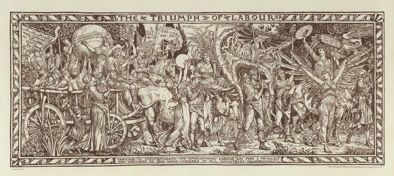 Arbetets triumf av Walter Crane
