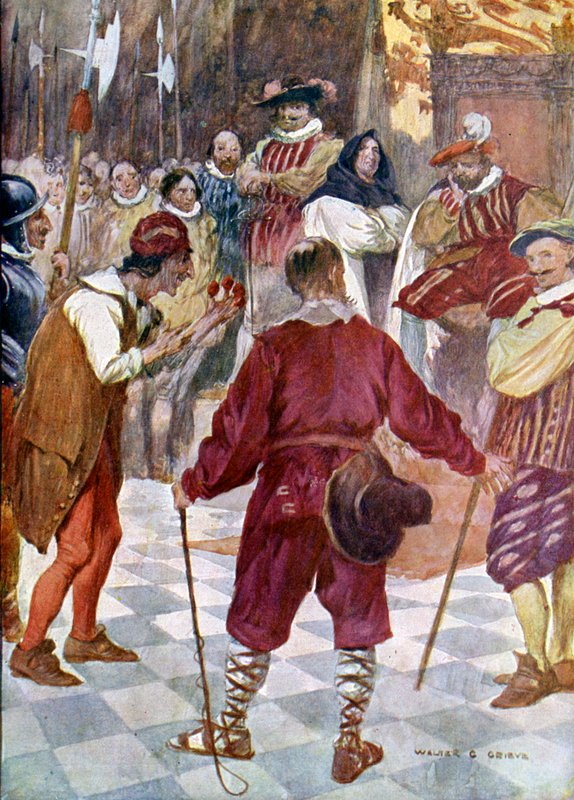 Illustration för Don Quijote av Walter Grieve