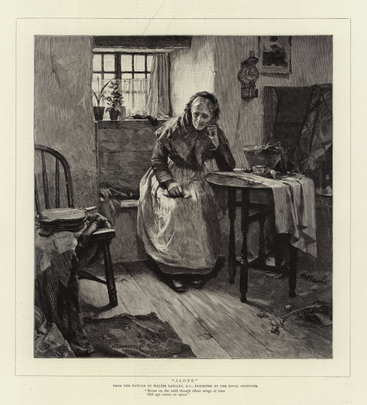 Ensam av Walter Langley