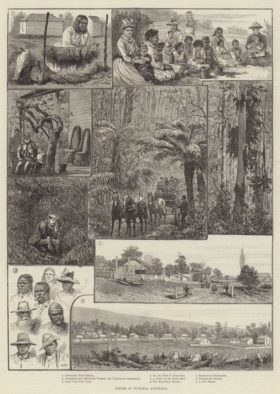 Scener i Victoria, Australien av Walter Paget