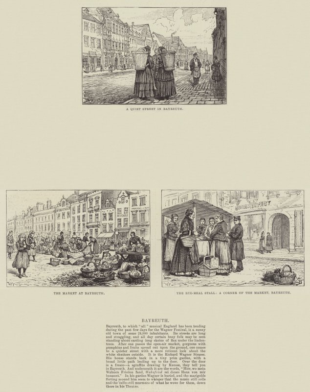Skisser från Bayreuth av Walter Paget
