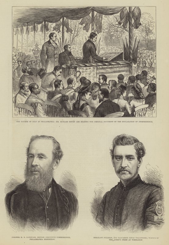 Den fjärde juli i Philadelphia av Walter Paget
