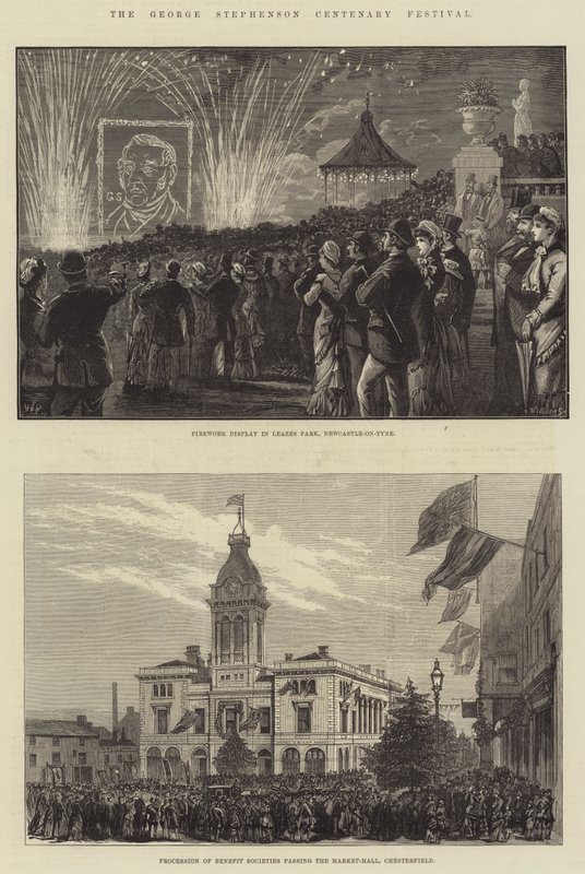 George Stephensons hundraårsfest av Walter Paget