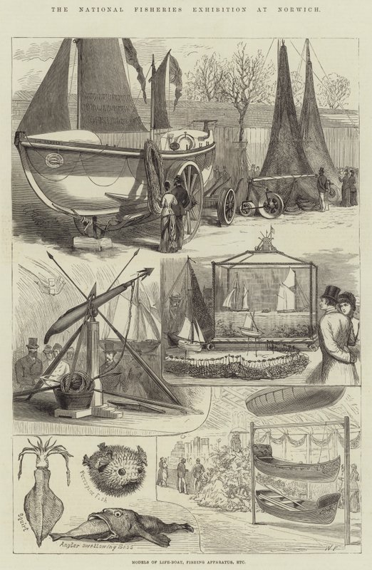 National Fisheries Exhibition i Norwich av Walter Paget