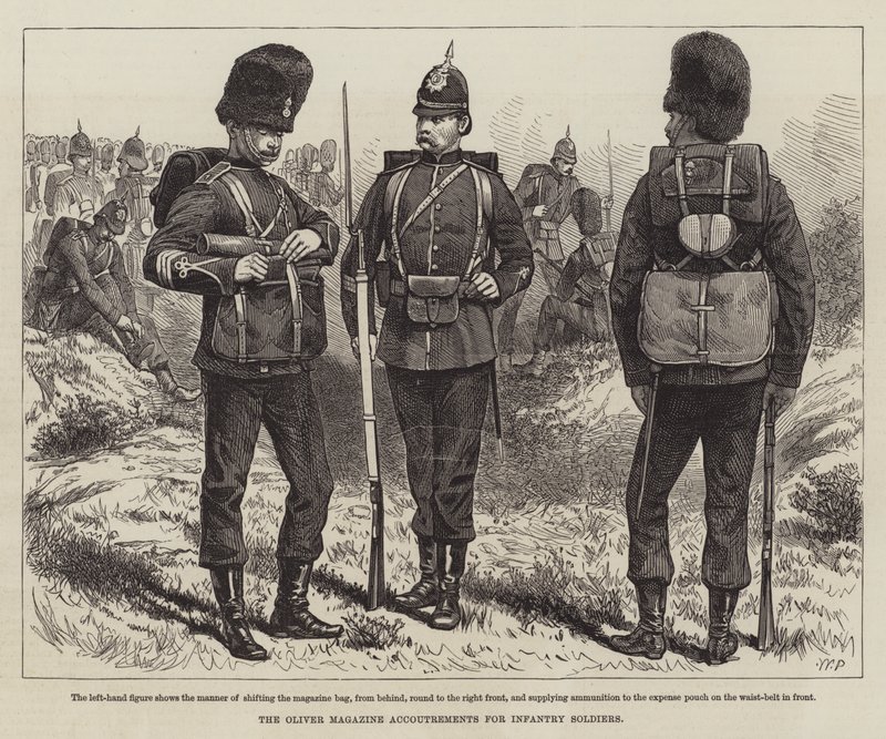 Oliver Magazine Utrustning för infanterisoldater av Walter Paget