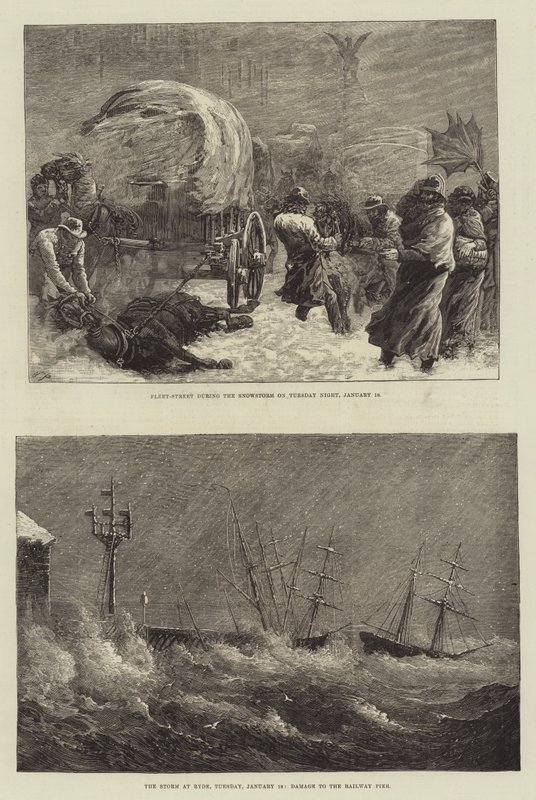 Vinterstormar av Walter Paget