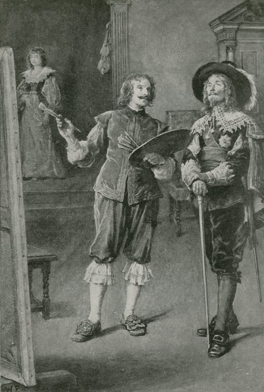 Charles Stuart i van Dycks hem av Walter Stanley Paget