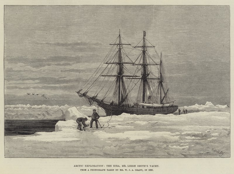 Arctic Exploration, Eira, Mr Leigh Smiths Yacht av Walter William May