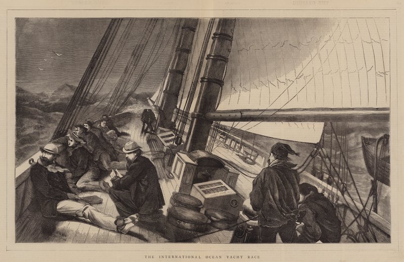 Den internationella kappseglingen Ocean Yacht Race av Walter William May