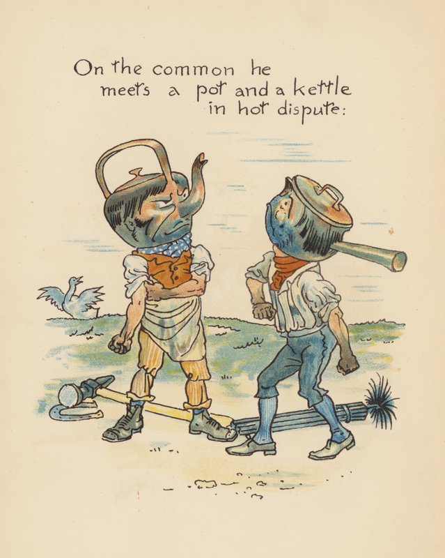 Illustration till Legends for Lionel av Walter Crane (färglitografi) av Walter (after) Crane