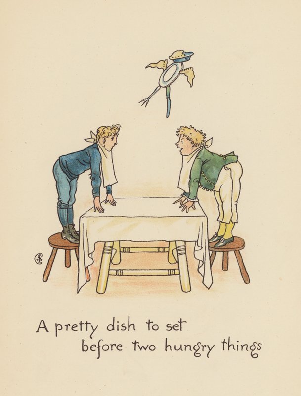 Illustration till Legends for Lionel av Walter Crane (färglitografi) av Walter (after) Crane