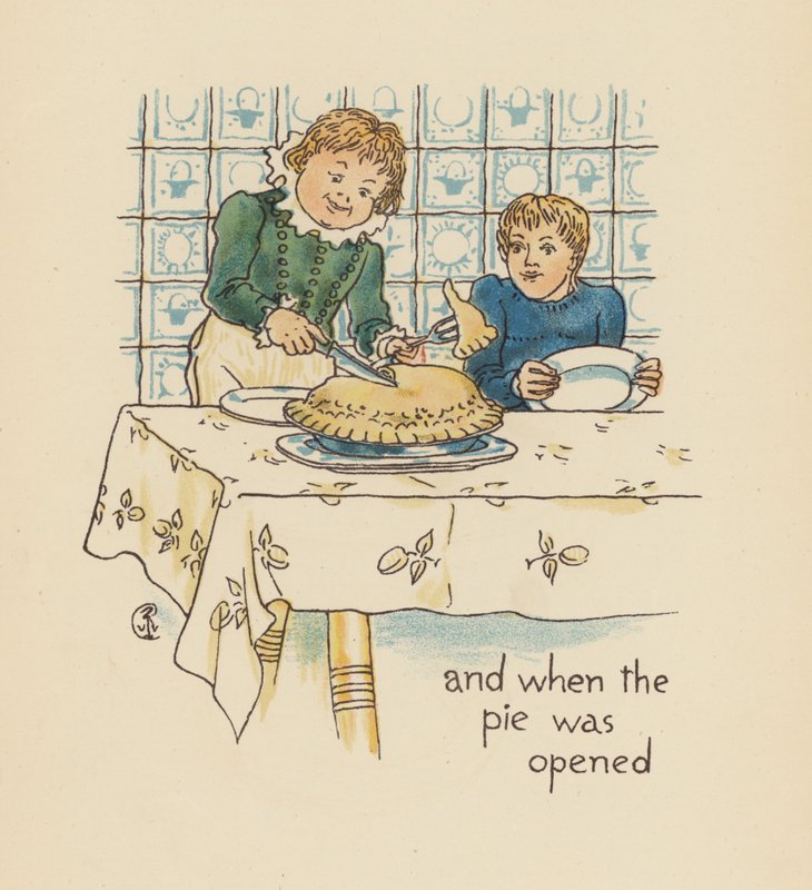 Illustration till Legends for Lionel av Walter Crane (färglitografi) av Walter (after) Crane