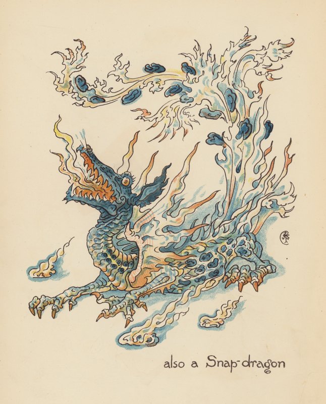 Illustration till Legends for Lionel av Walter Crane (färglitografi) av Walter (after) Crane