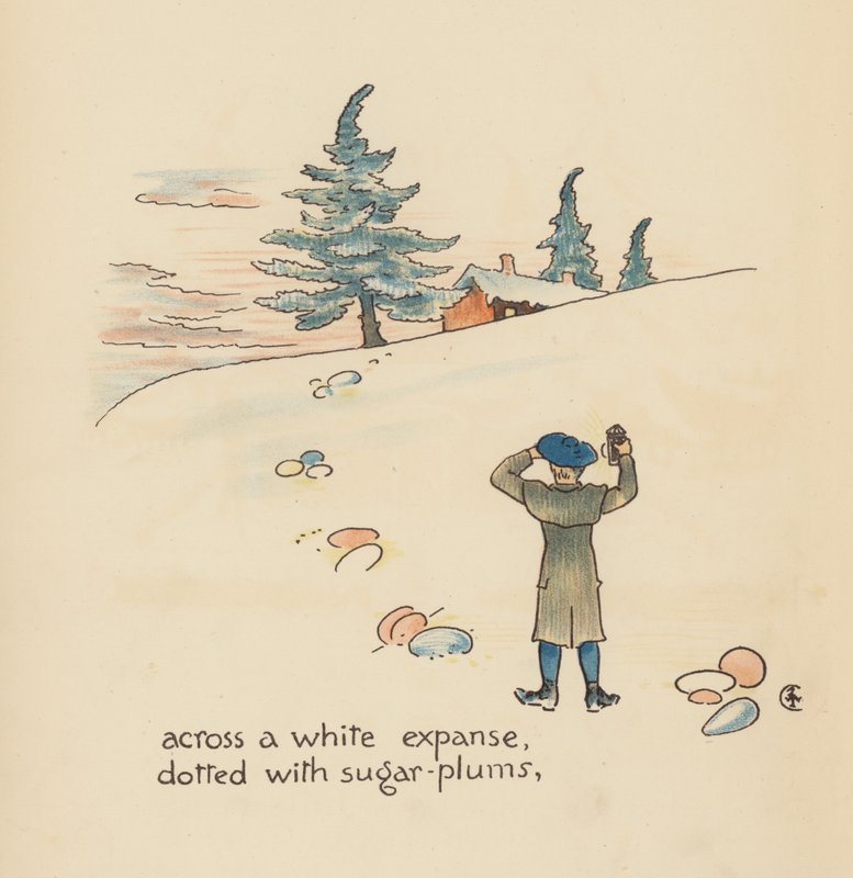 Illustration till Legends for Lionel av Walter Crane (färglitografi) av Walter (after) Crane