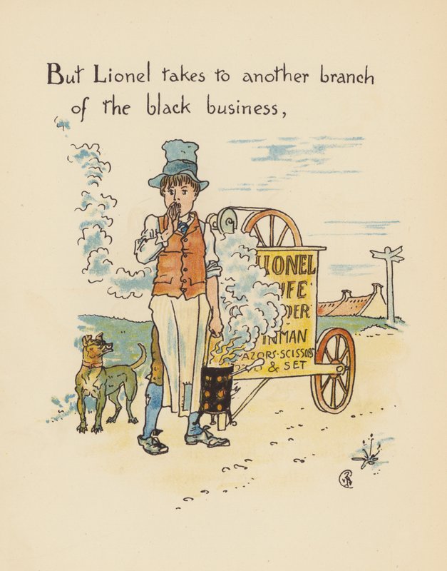 Illustration till Legends for Lionel av Walter Crane (färglitografi) av Walter (after) Crane