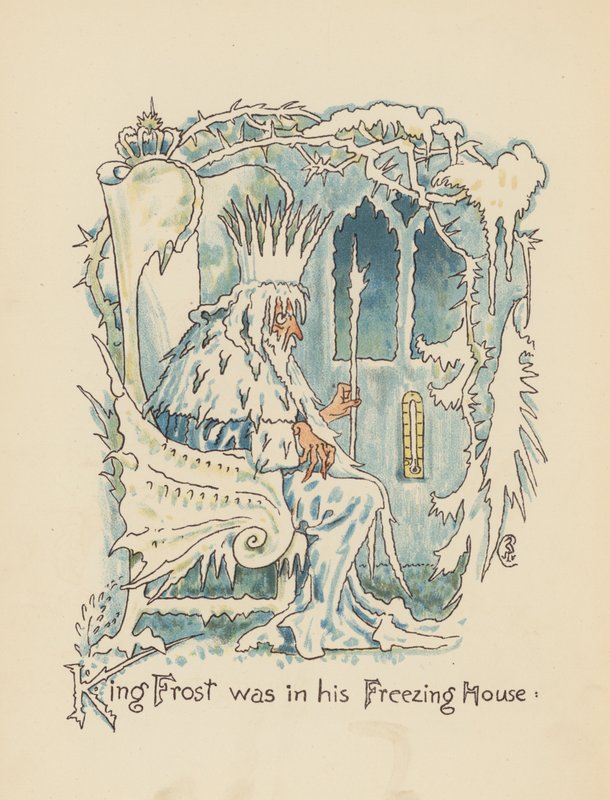 Illustration till Legends for Lionel av Walter Crane (färglitografi) av Walter (after) Crane