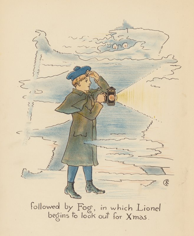 Illustration till Legends for Lionel av Walter Crane (färglitografi) av Walter (after) Crane