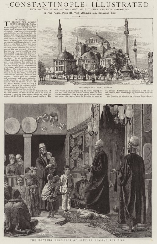 Konstantinopel illustrerad av Walter Charles Horsley